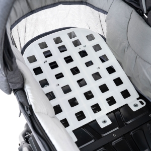 Backrest adjustment in the carrycot